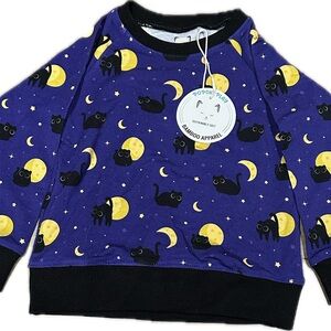 18-24 Popoki Black Cat Sweater